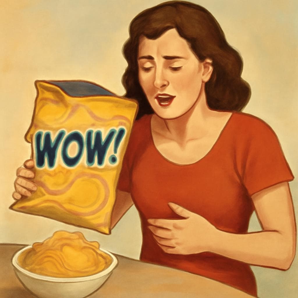 Why did Frito-Lay's WOW! chips with Olestra flop in the late 1990s?
